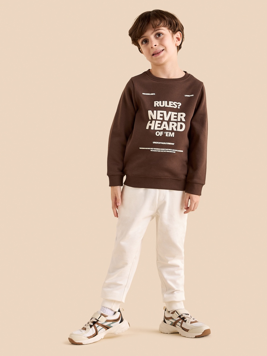 Slogan Print Sweatshirt