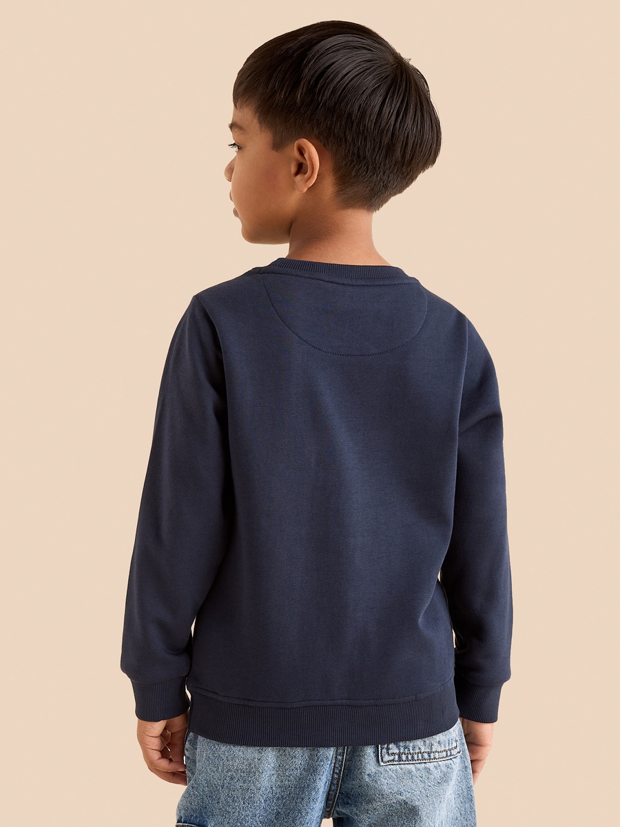 Varsity Print Sweatshirt