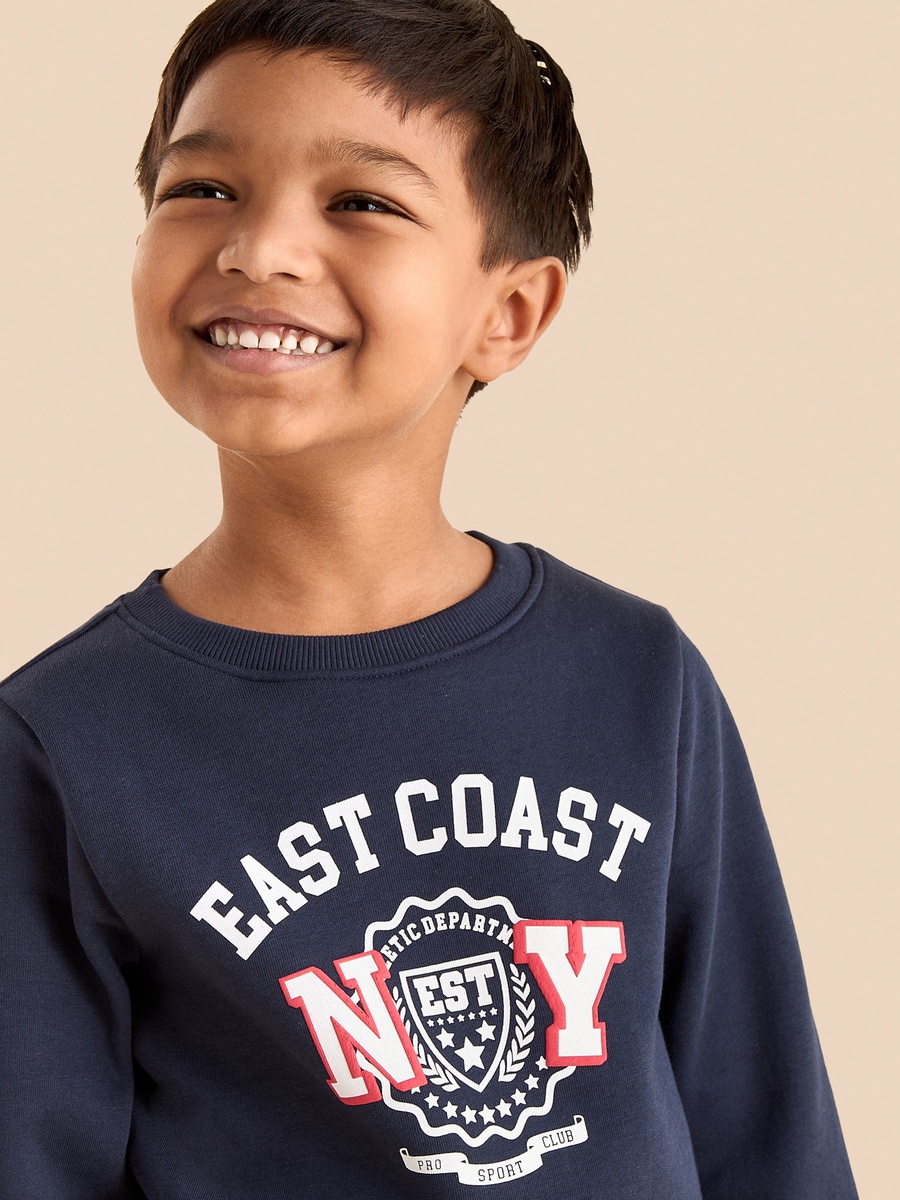 Varsity Print Sweatshirt