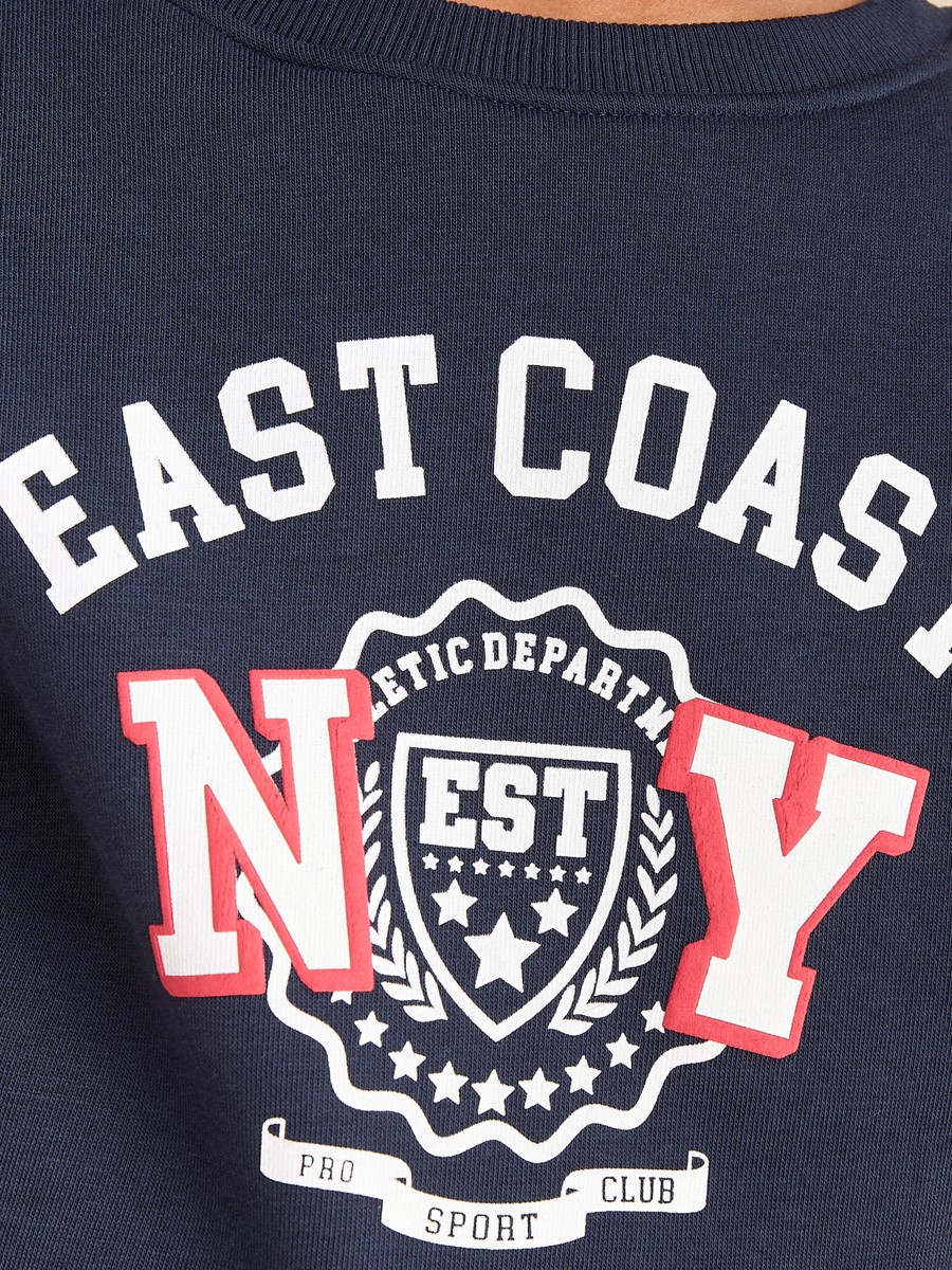 Varsity Print Sweatshirt