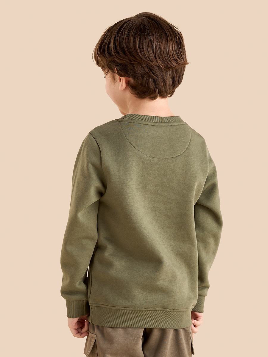Slogan Print Sweatshirt