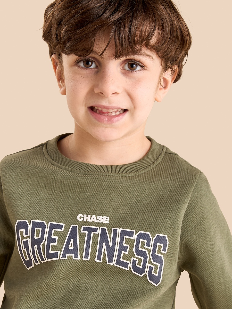 Slogan Print Sweatshirt