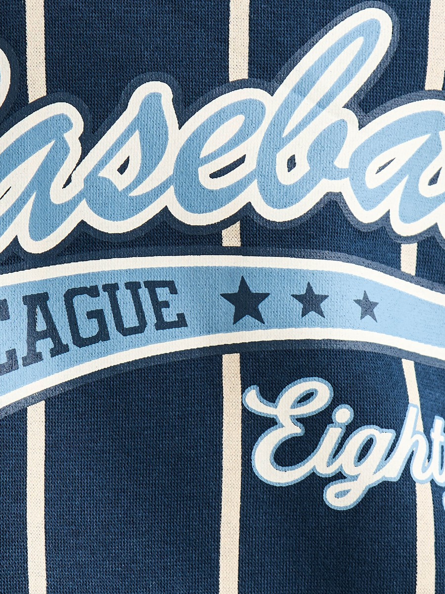 Baseball Print Sweatshirt