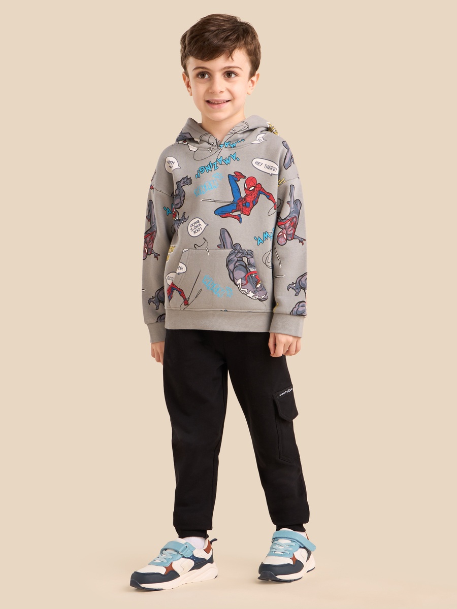 Marvel Print Hooded Sweatshirt