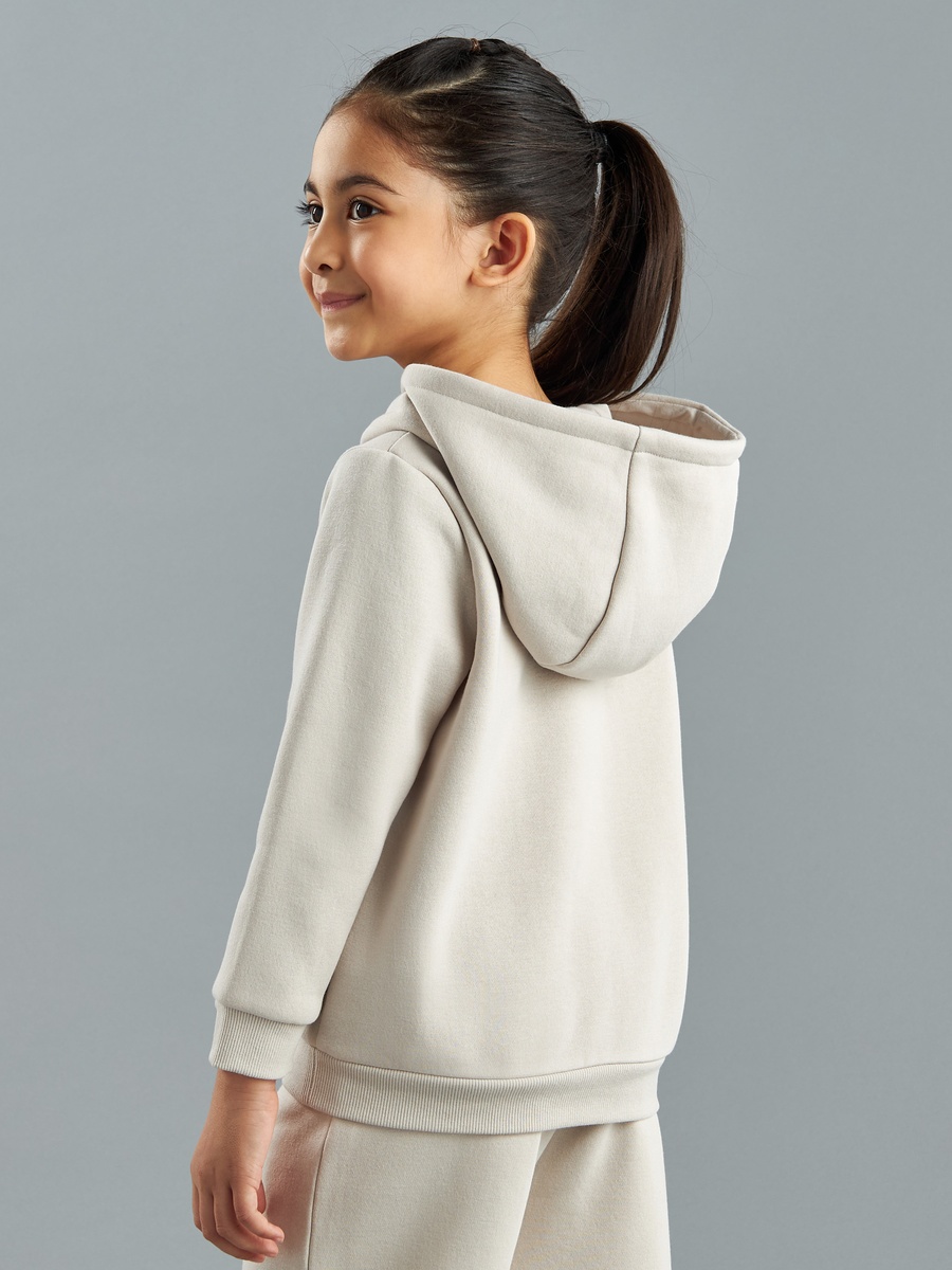 Embroidered Hoodie with Kangaroo Pocket