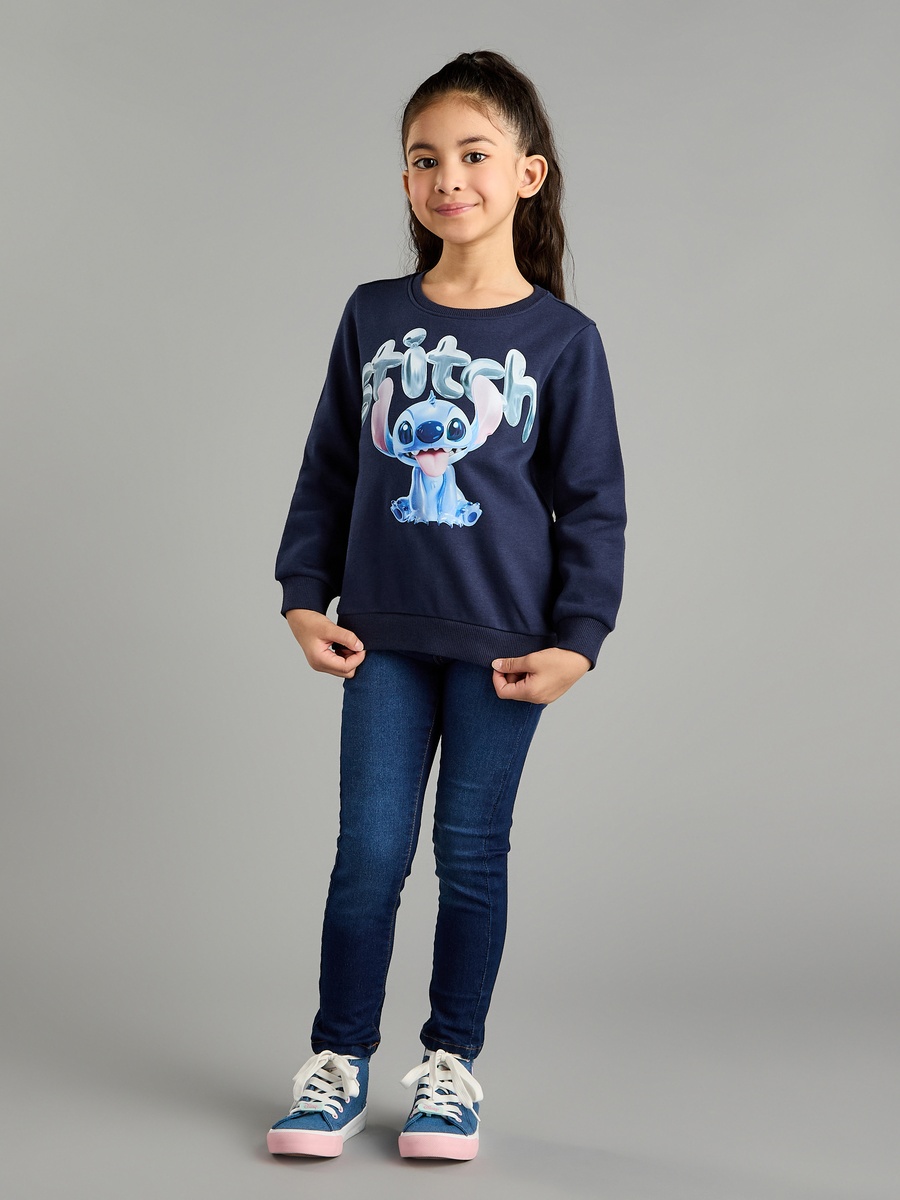 Stitch Print Sweatshirt