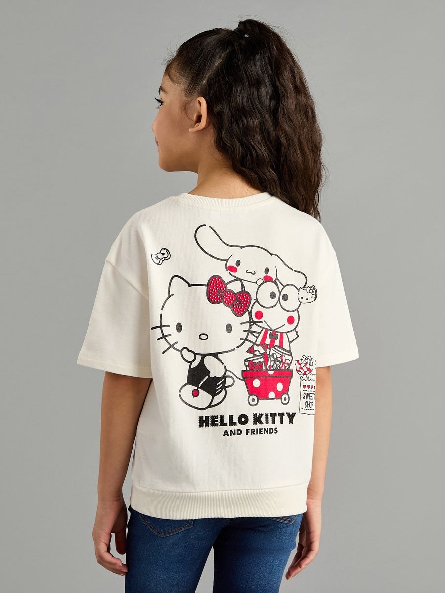 Hello Kitty Print Sweatshirt