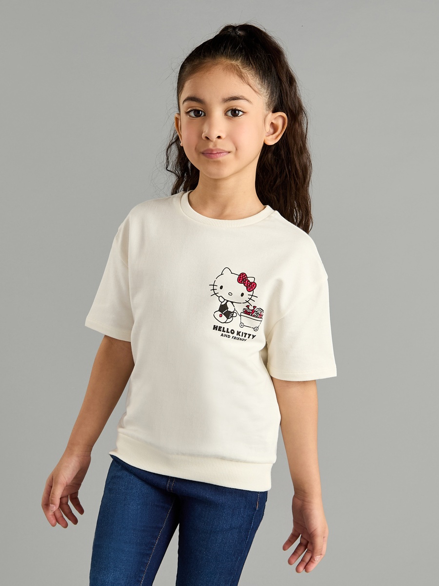 Hello Kitty Print Sweatshirt