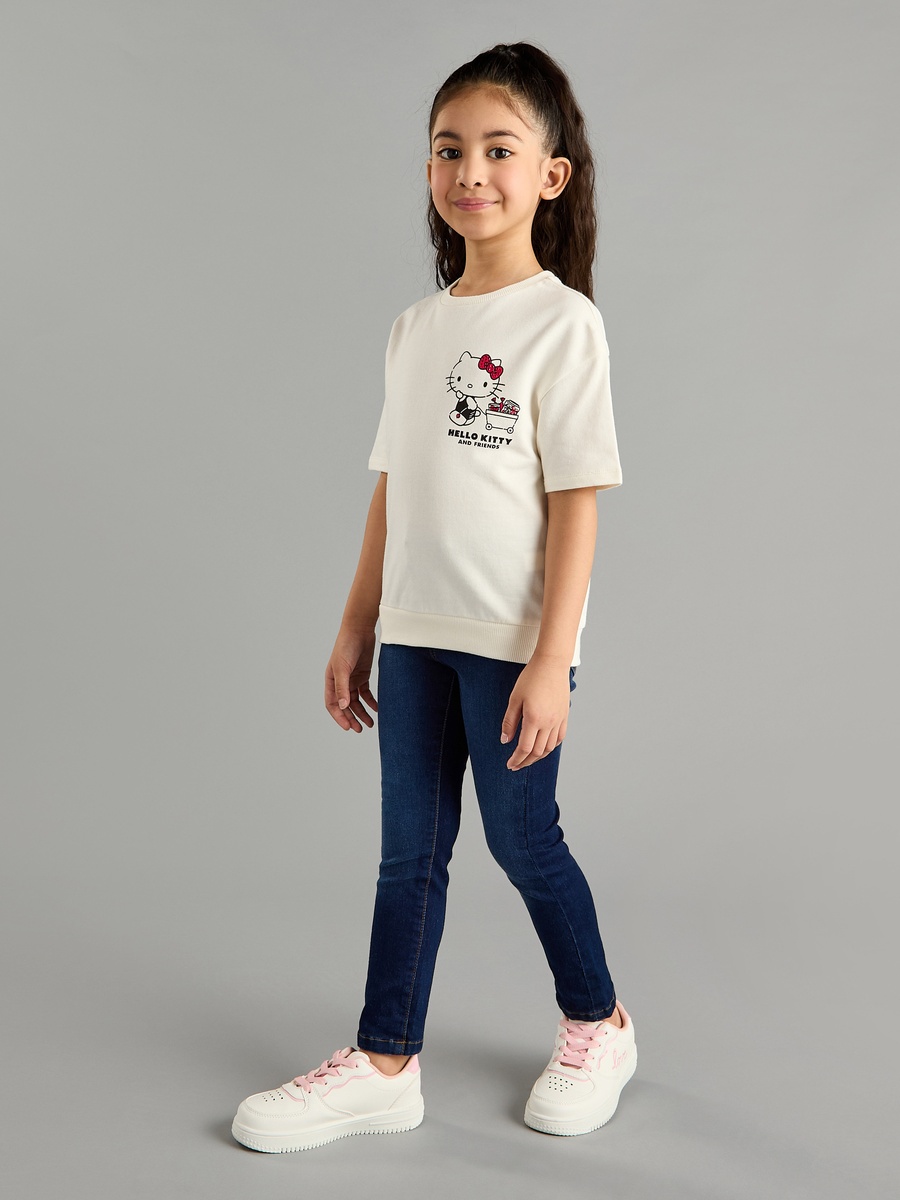 Hello Kitty Print Sweatshirt