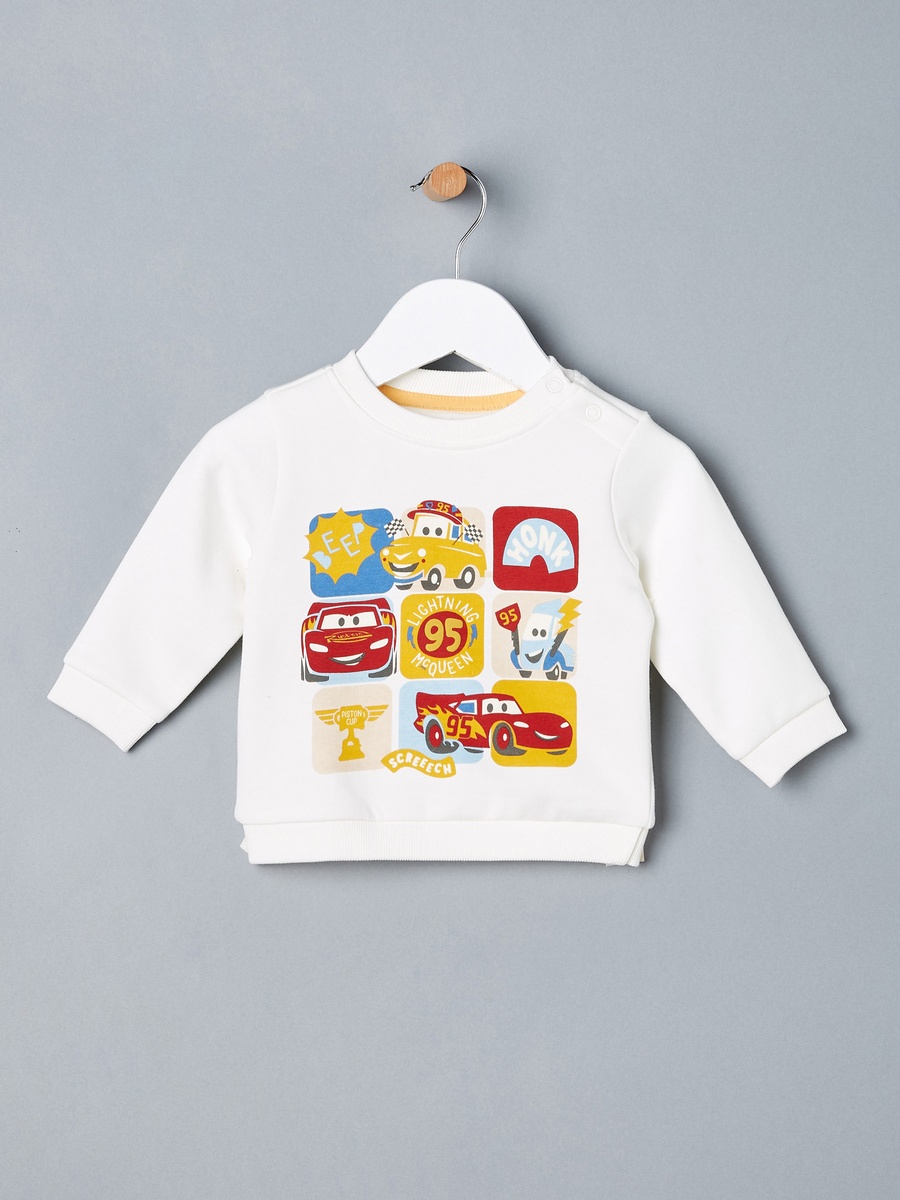 Cars Print Sweatshirt