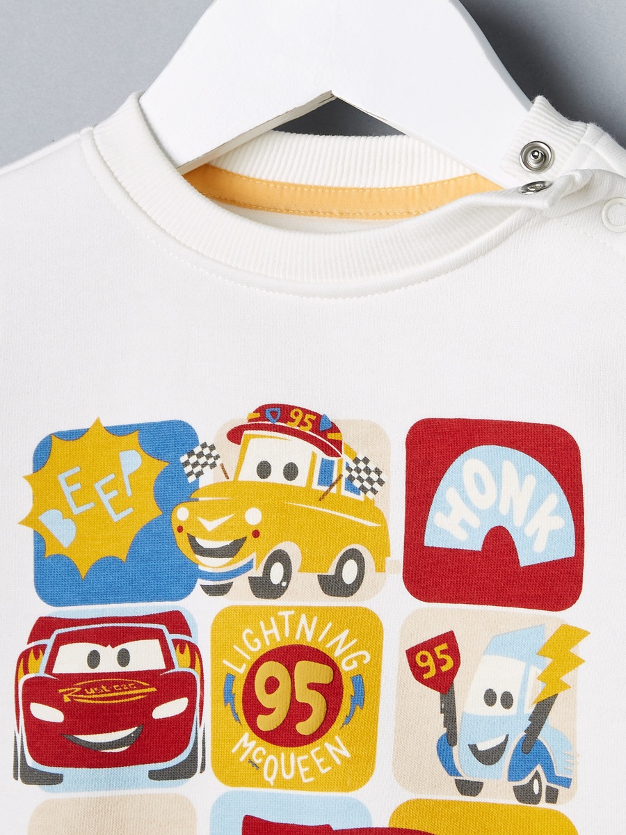 Cars Print Sweatshirt
