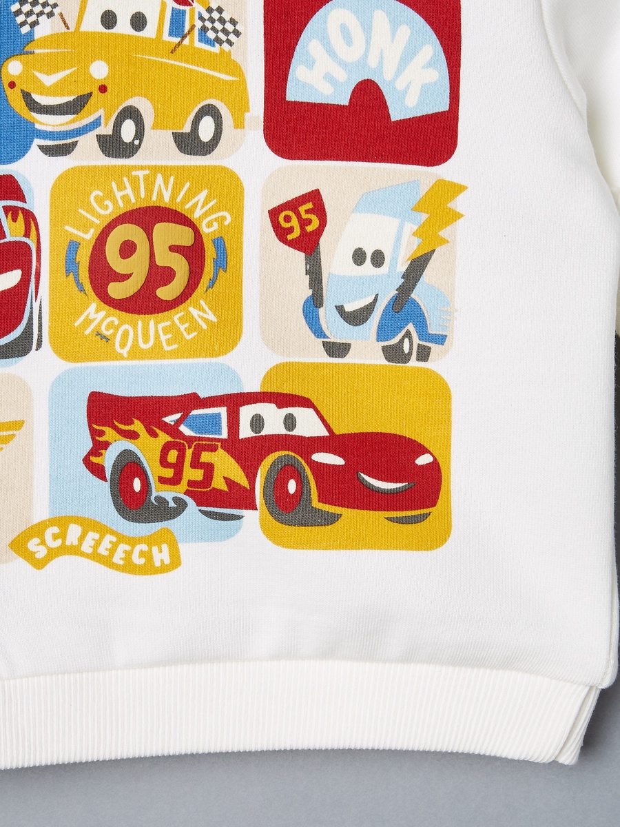 Cars Print Sweatshirt