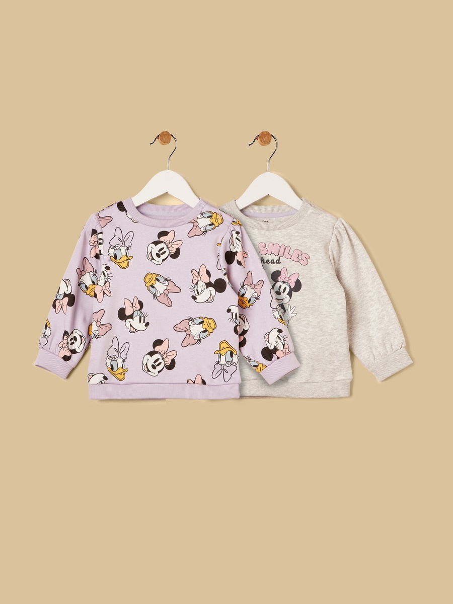 Pack of 2 - Minnie Mouse Print Sweatshirt