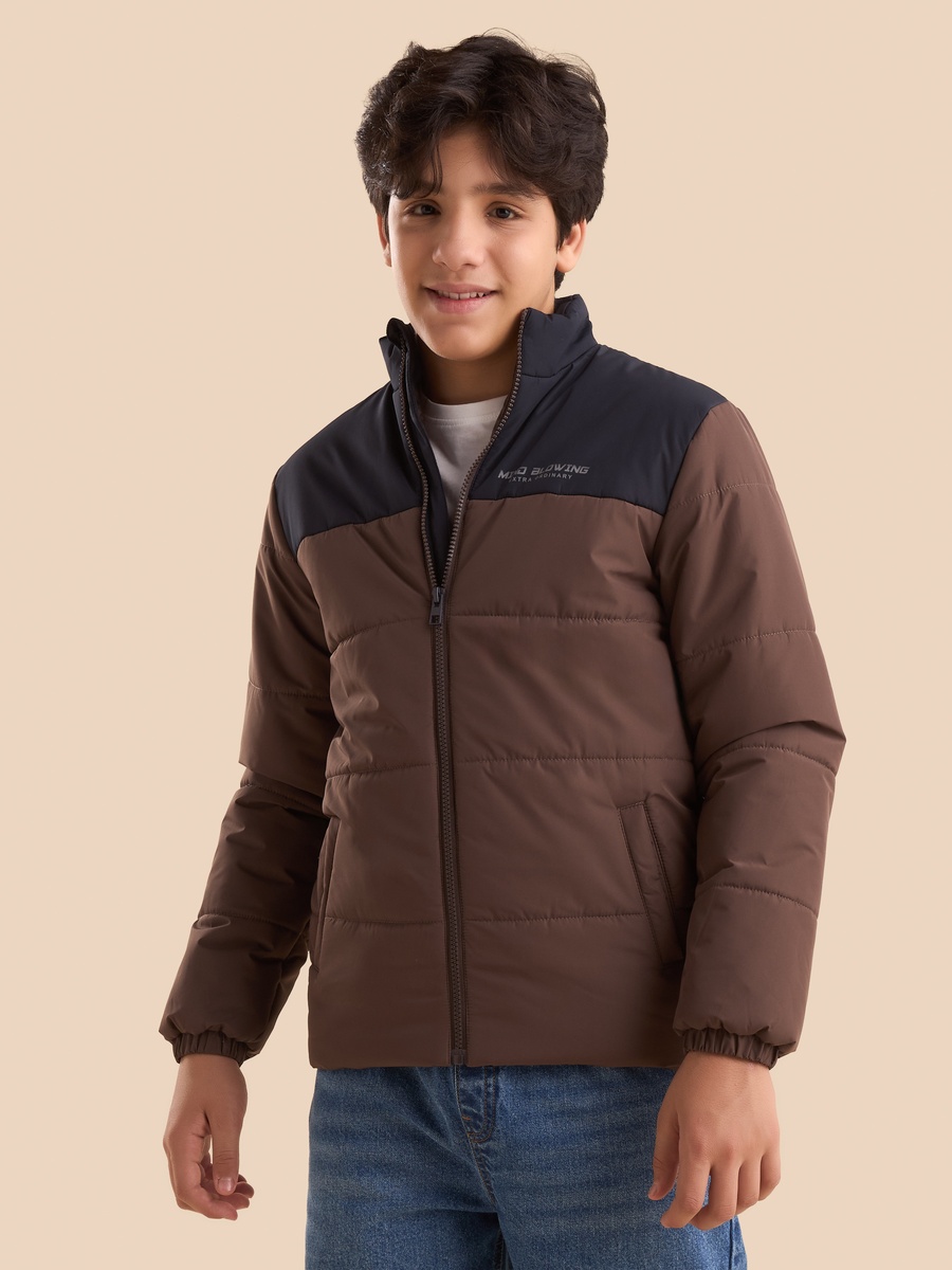 Colourblock Puffer Jacket