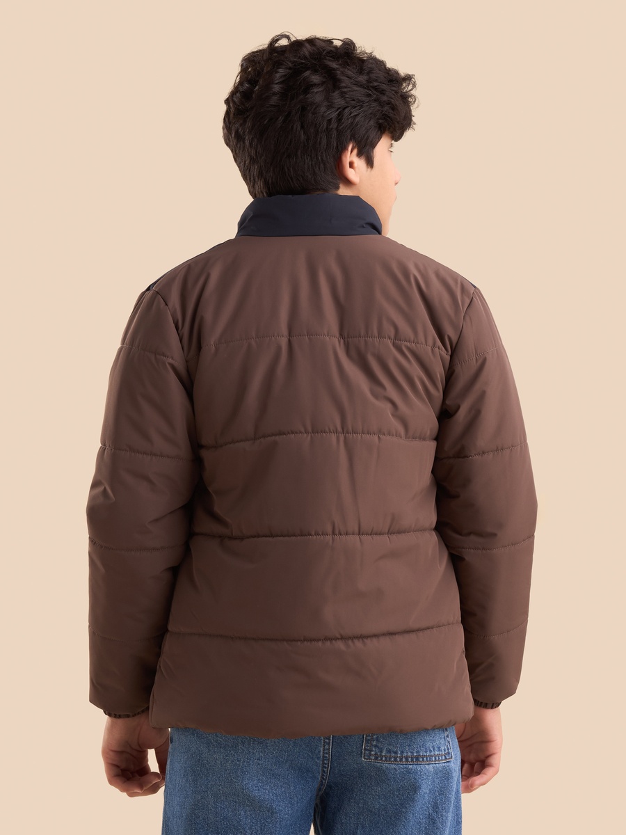 Colourblock Puffer Jacket