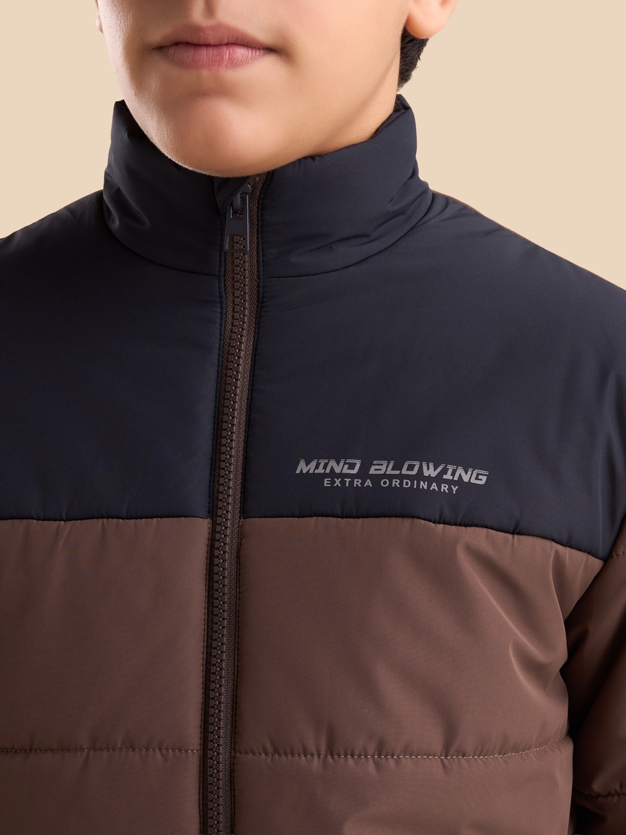 Colourblock Puffer Jacket