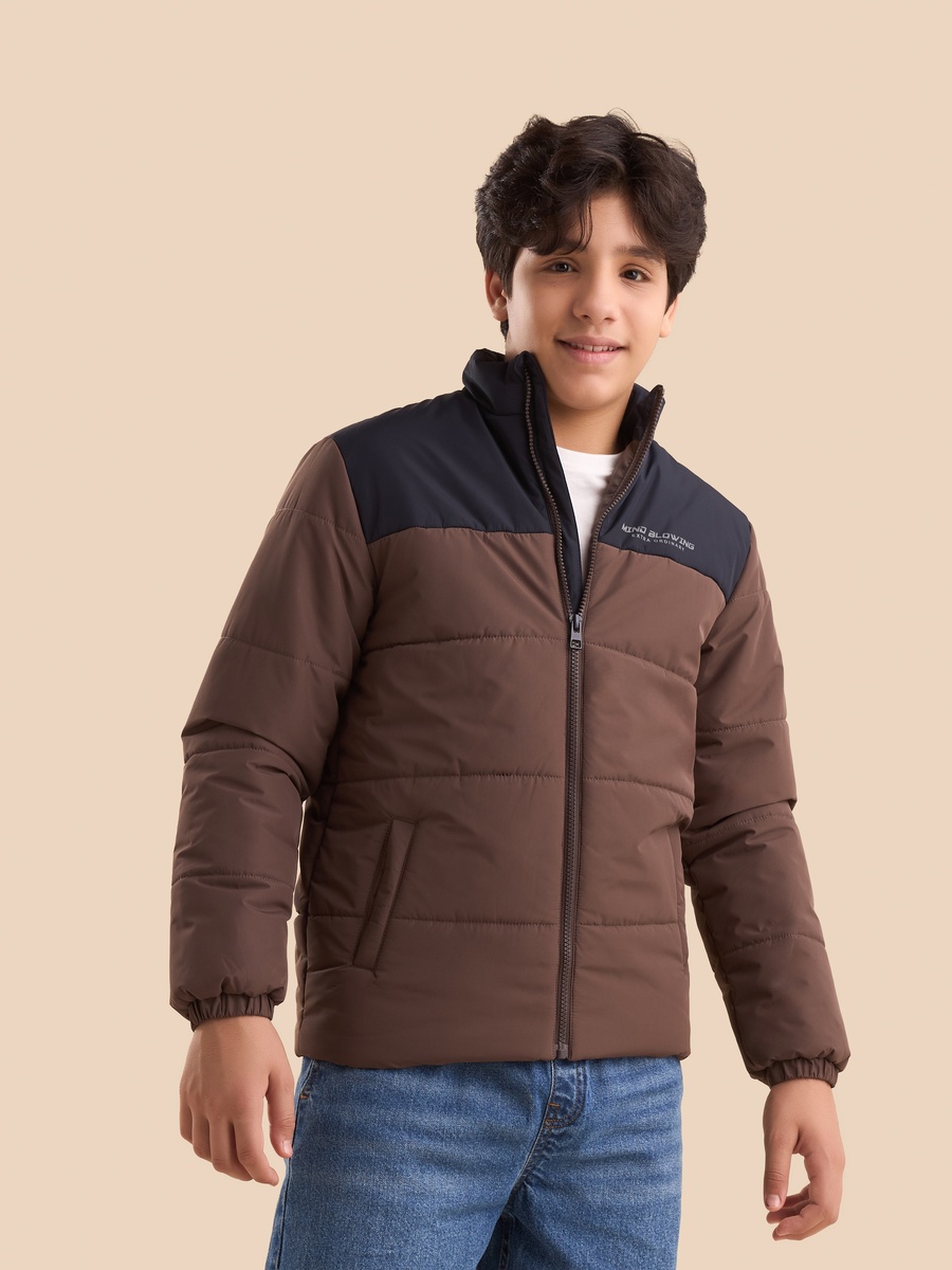 Colourblock Puffer Jacket