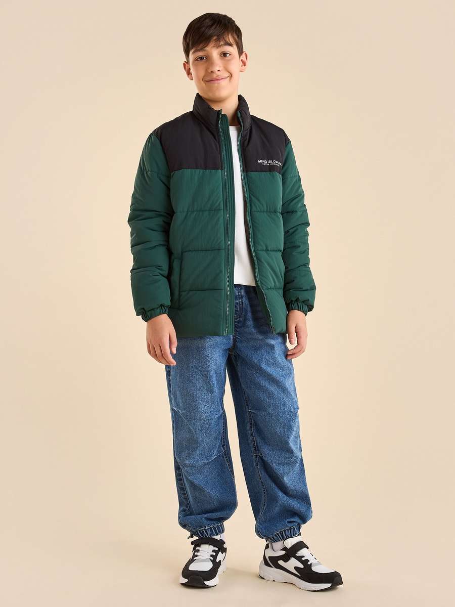 Colourblock Puffer Jacket