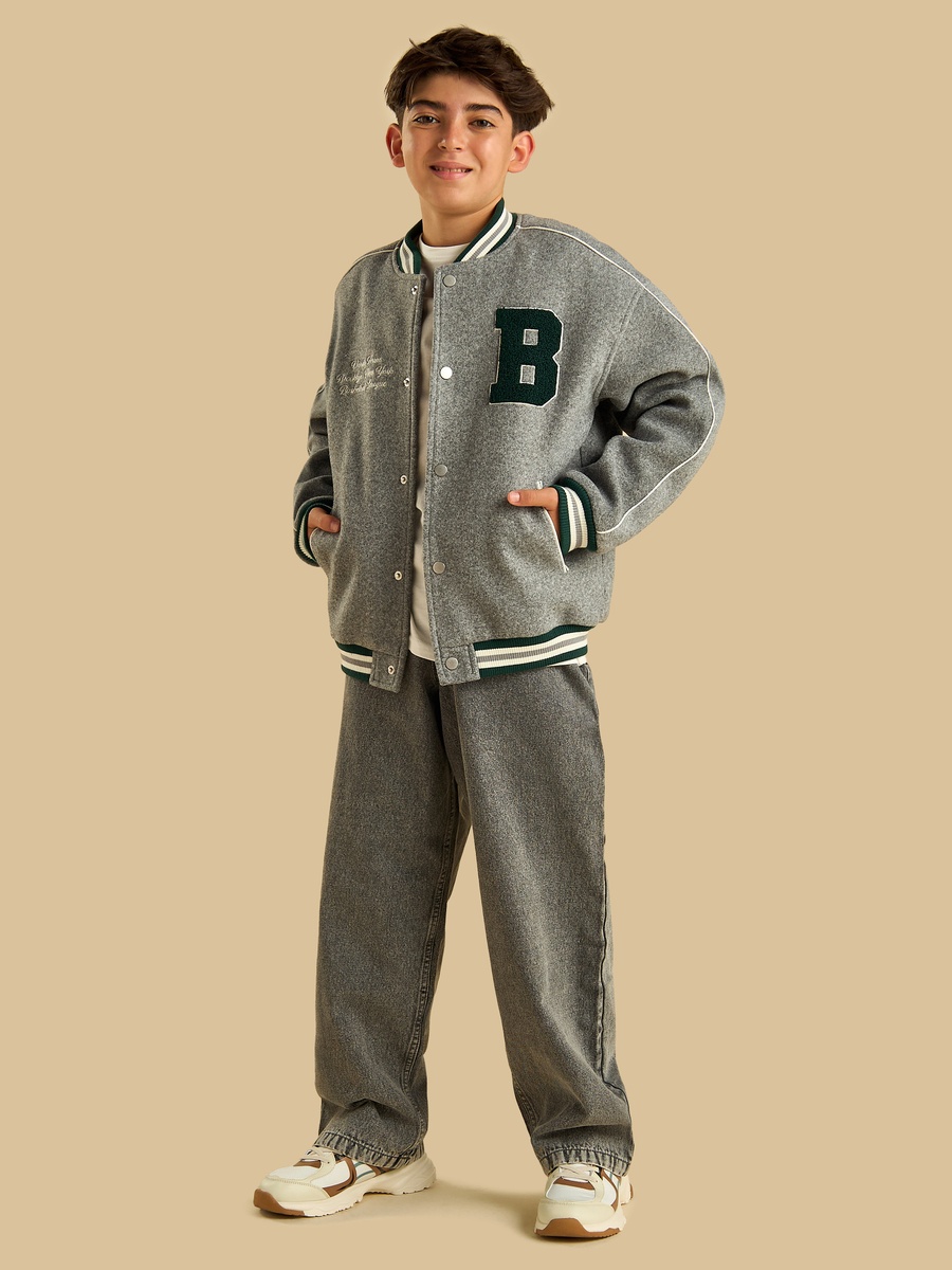 Felt Varsity Bomber Jacket