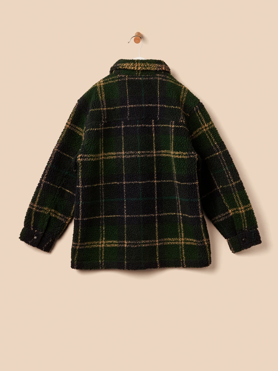 Checked Cotton Shacket