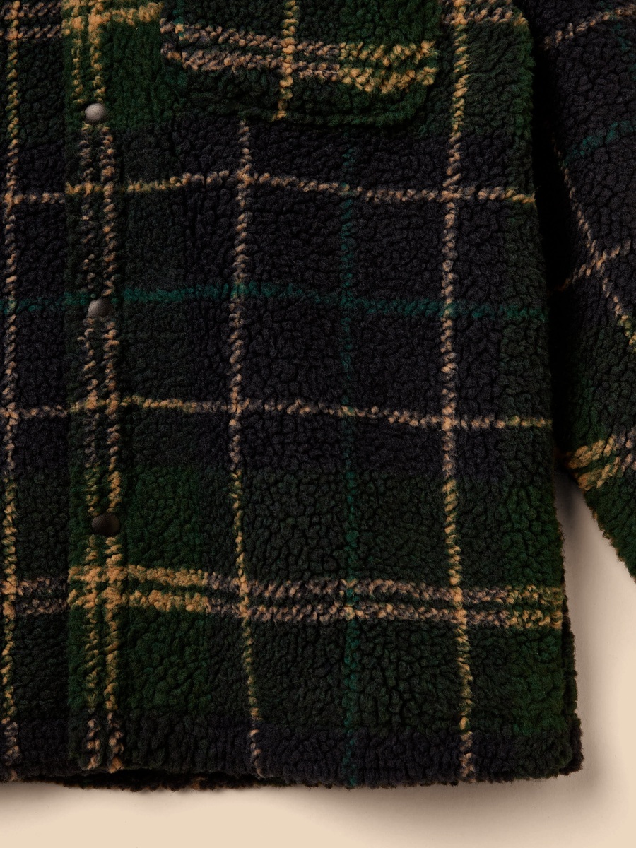 Checked Cotton Shacket