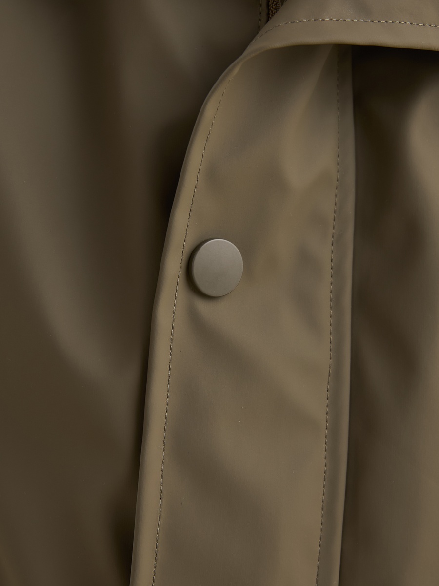 Plain Hooded Fisherman Jacket