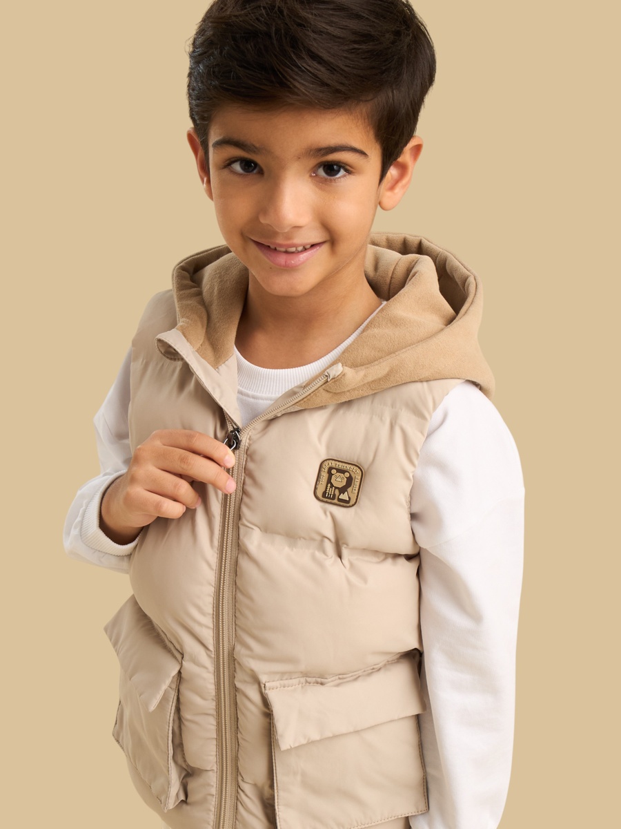 Padded Hooded Gilet