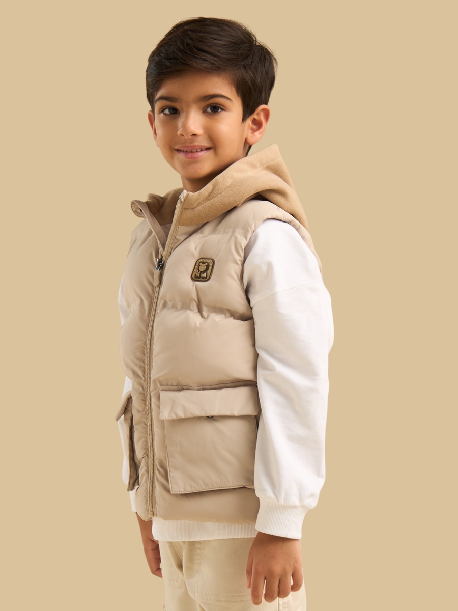 Padded Hooded Gilet