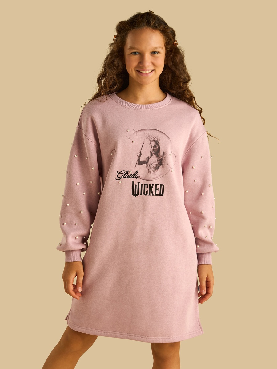 Embellished Sweat Dress