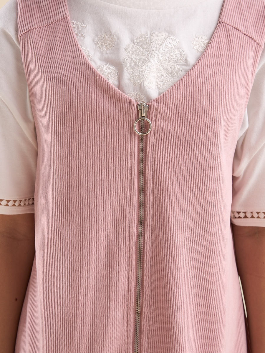 Corduroy Pinafore Dress