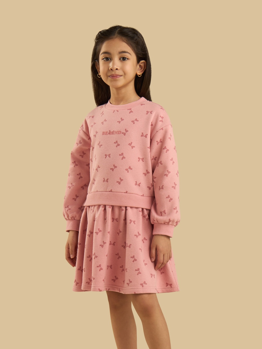 Bow Print Dress