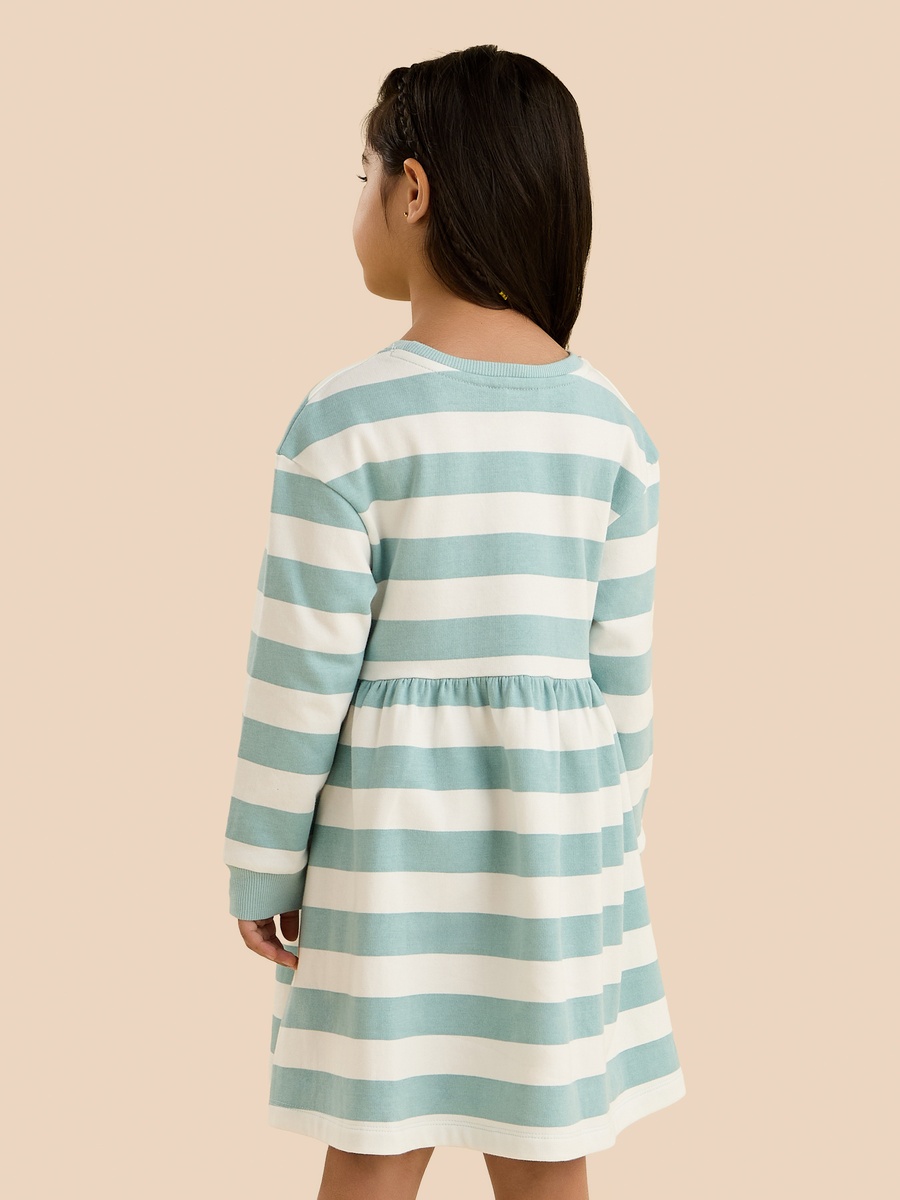 Striped Cotton Sweat Dress