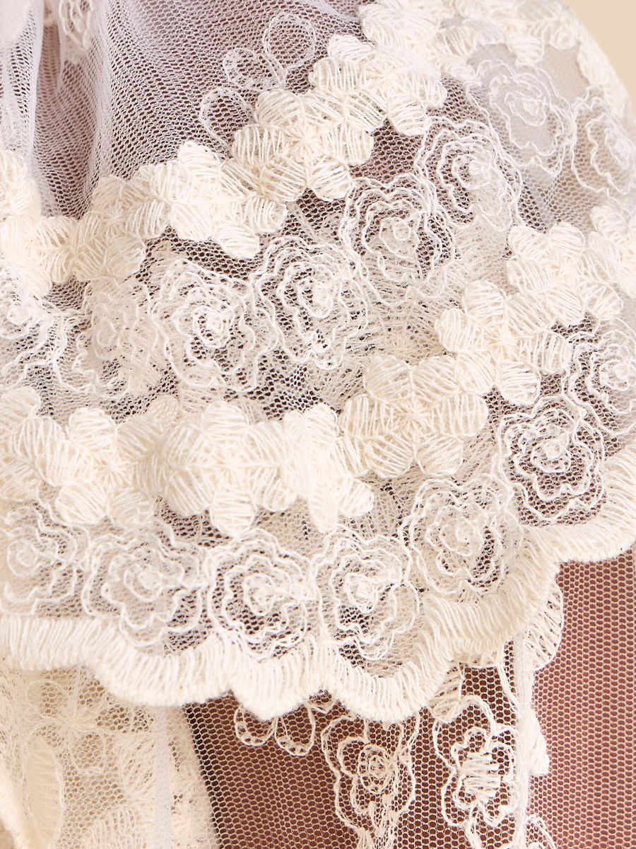 Lace Ruffled Dress