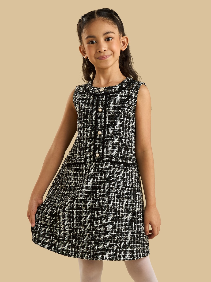 Tweed Pinnafore Dress