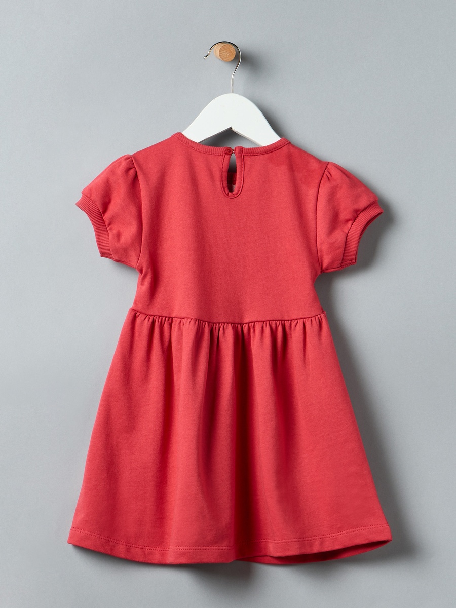 Heart Applique Cotton Dress