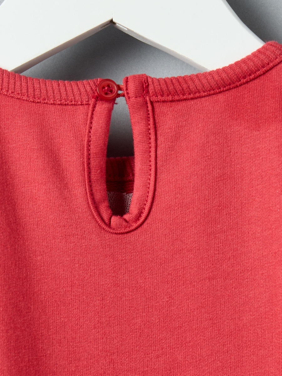 Heart Applique Cotton Dress
