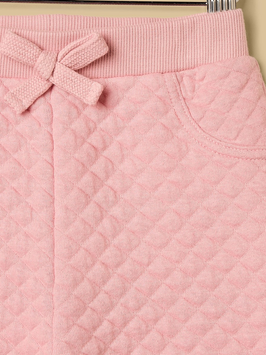 Marie Embroidered Quilted Cotton Cardigan and Pants Set