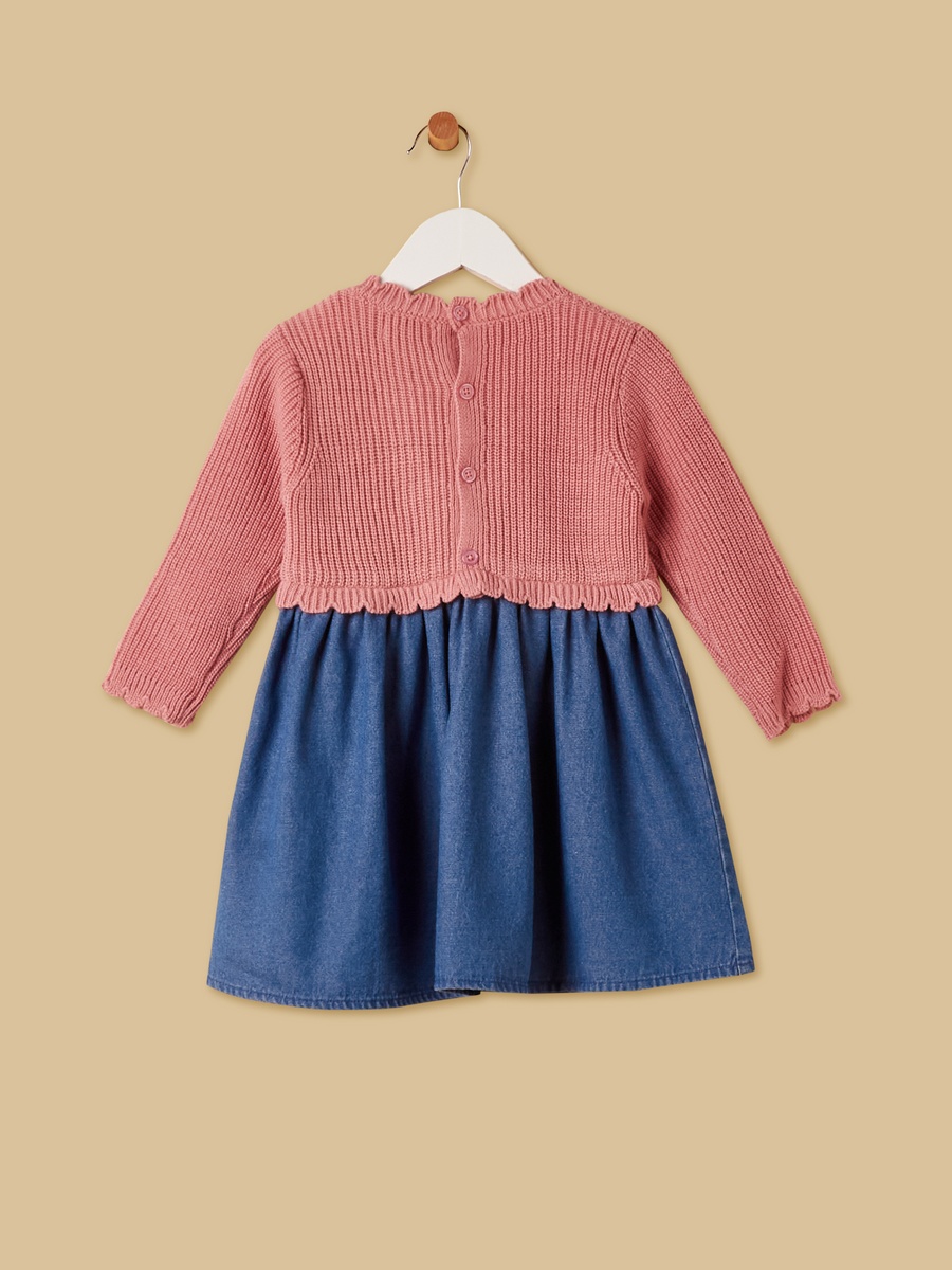 Textured Sweater Dress
