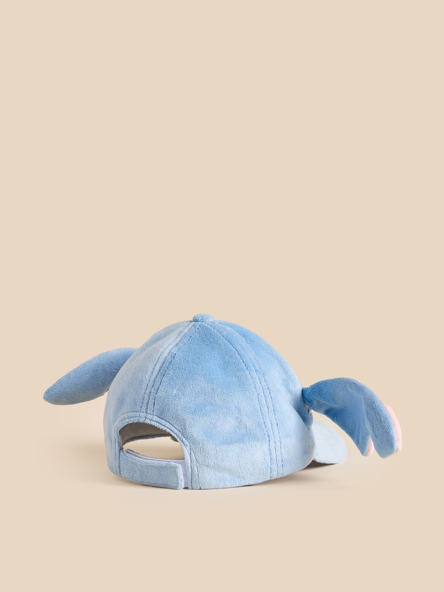 Stitch Applique Cap with Hook and Loop Strap Closure
