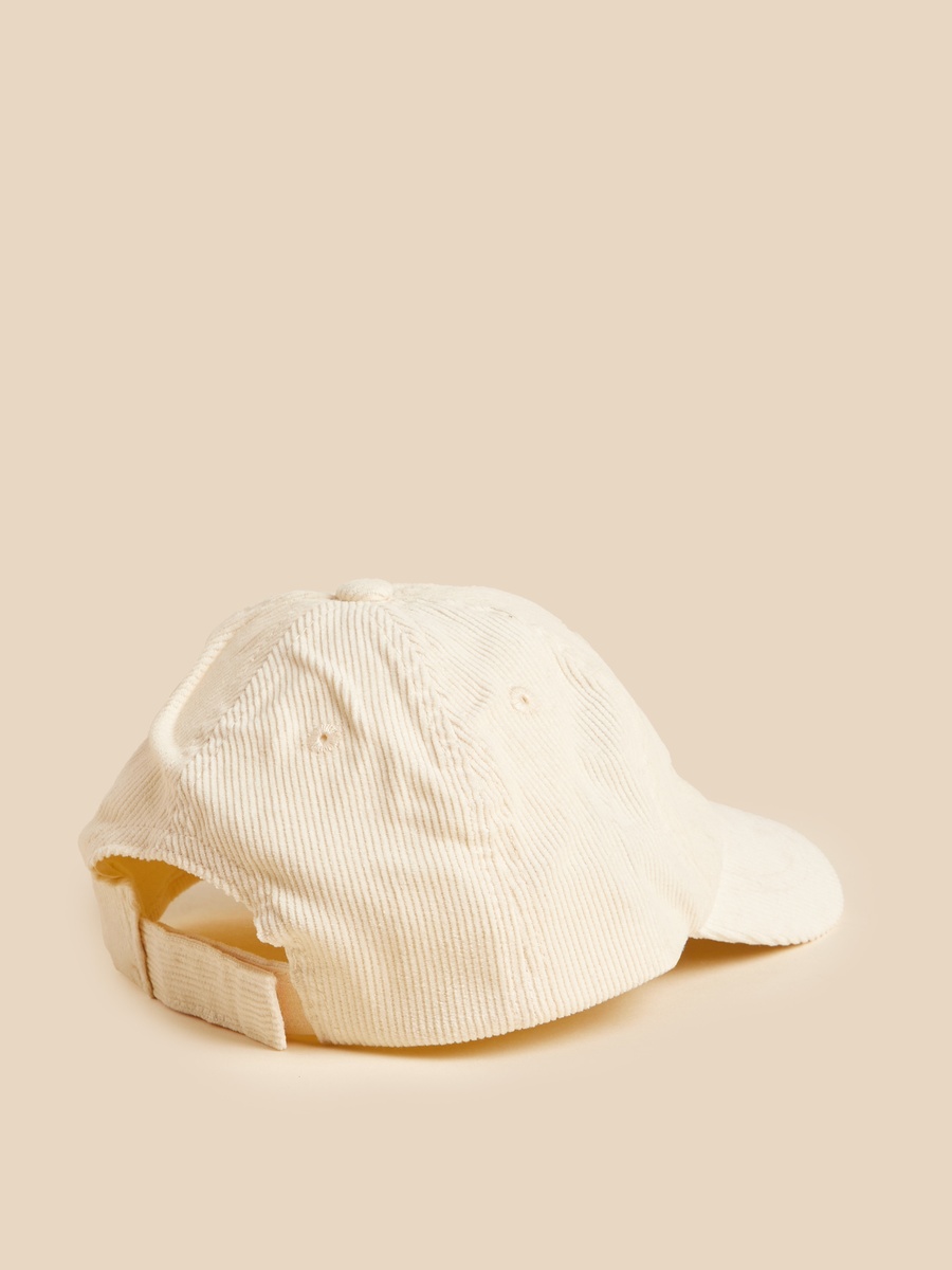 Bear Applique Cap with Hook and Loop Closure