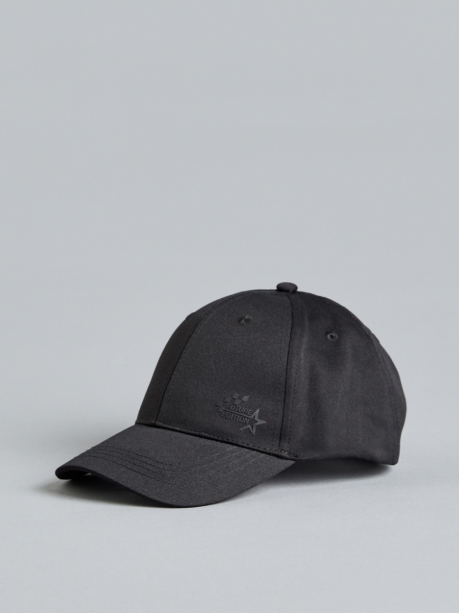 Plain Cap with Hook and Loop Strap Closure