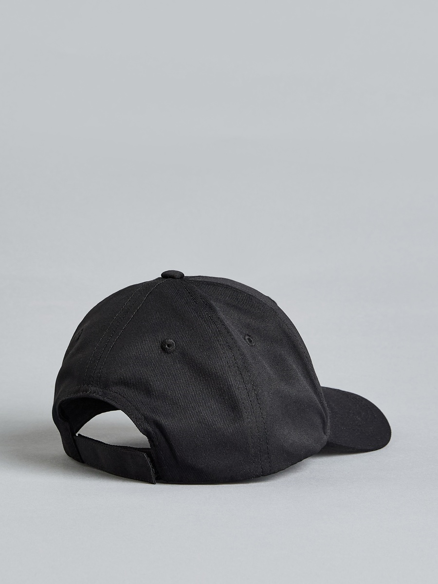 Plain Cap with Hook and Loop Strap Closure