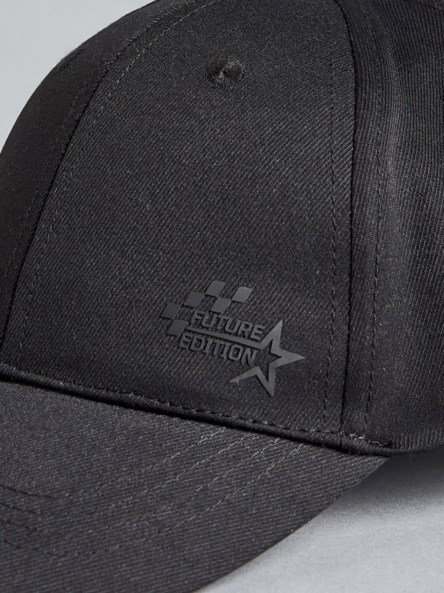 Plain Cap with Hook and Loop Strap Closure