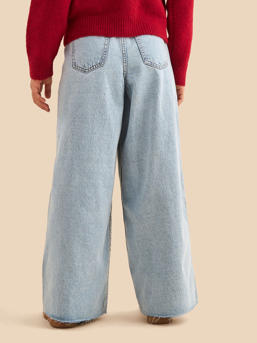 Embellished Wide Leg Jeans