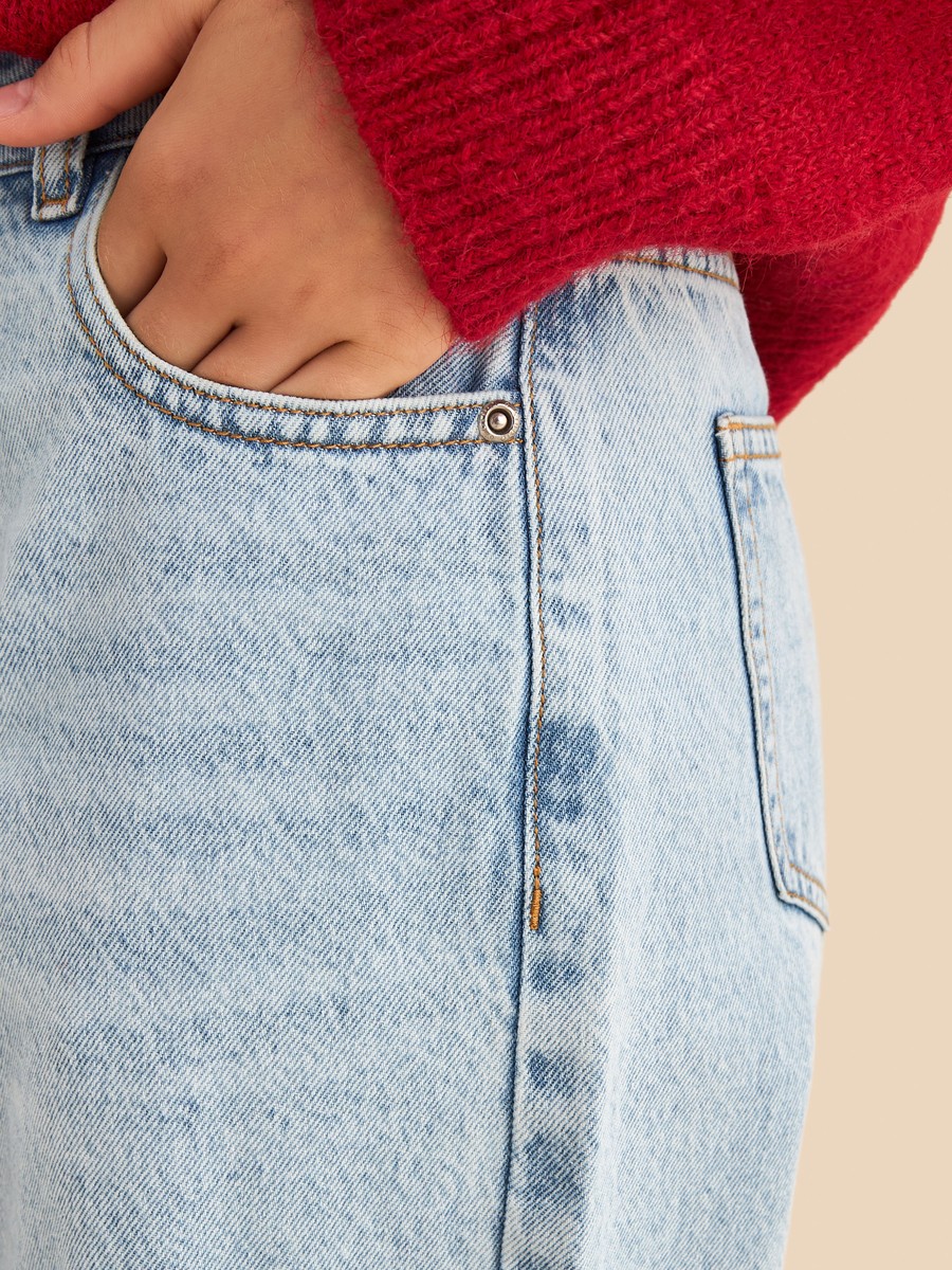 Embellished Wide Leg Jeans