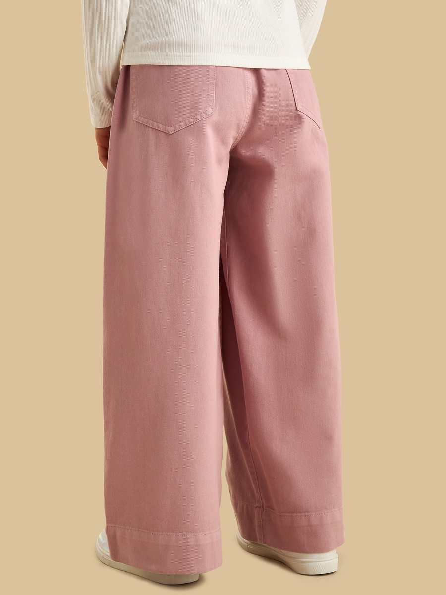 Wide Leg Cotton Jeans