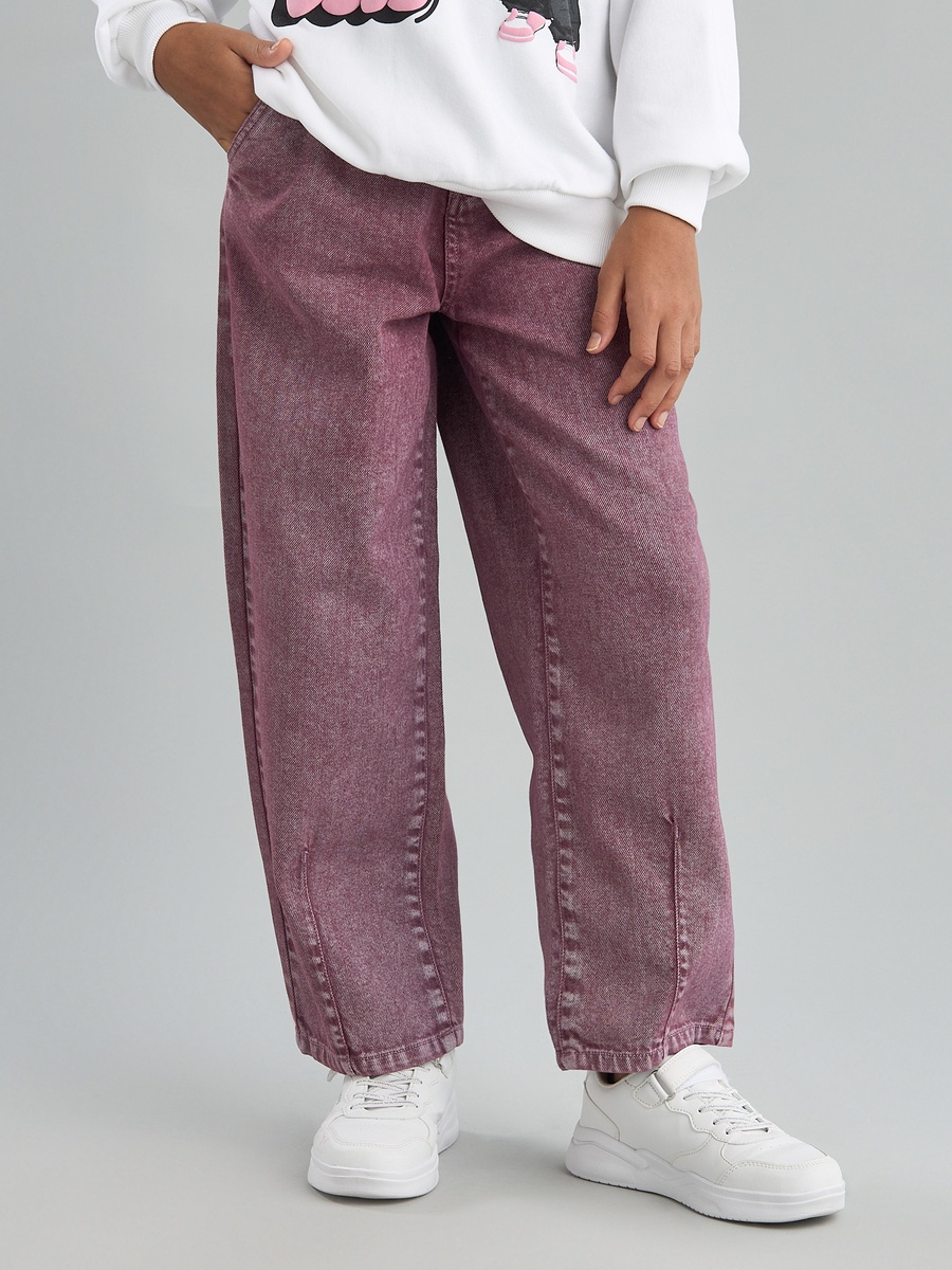 Balloon Fit Tapered Jeans