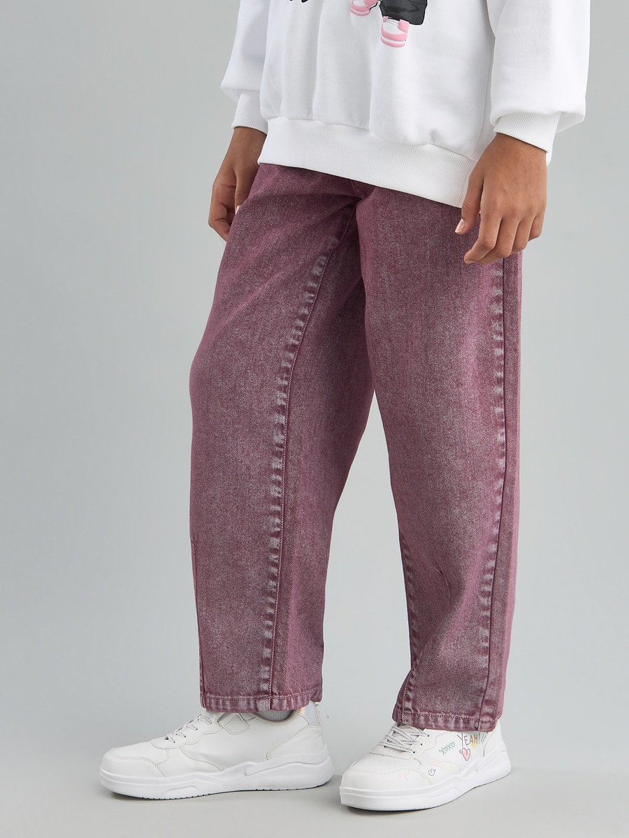Balloon Fit Tapered Jeans