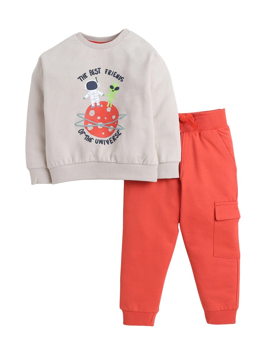 Boys Space Adventure Sweatshirt and Joggers Set