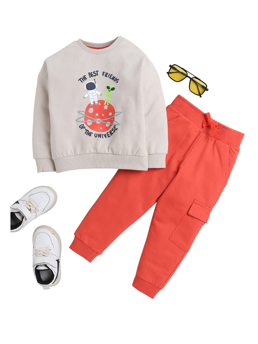 Boys Space Adventure Sweatshirt and Joggers Set
